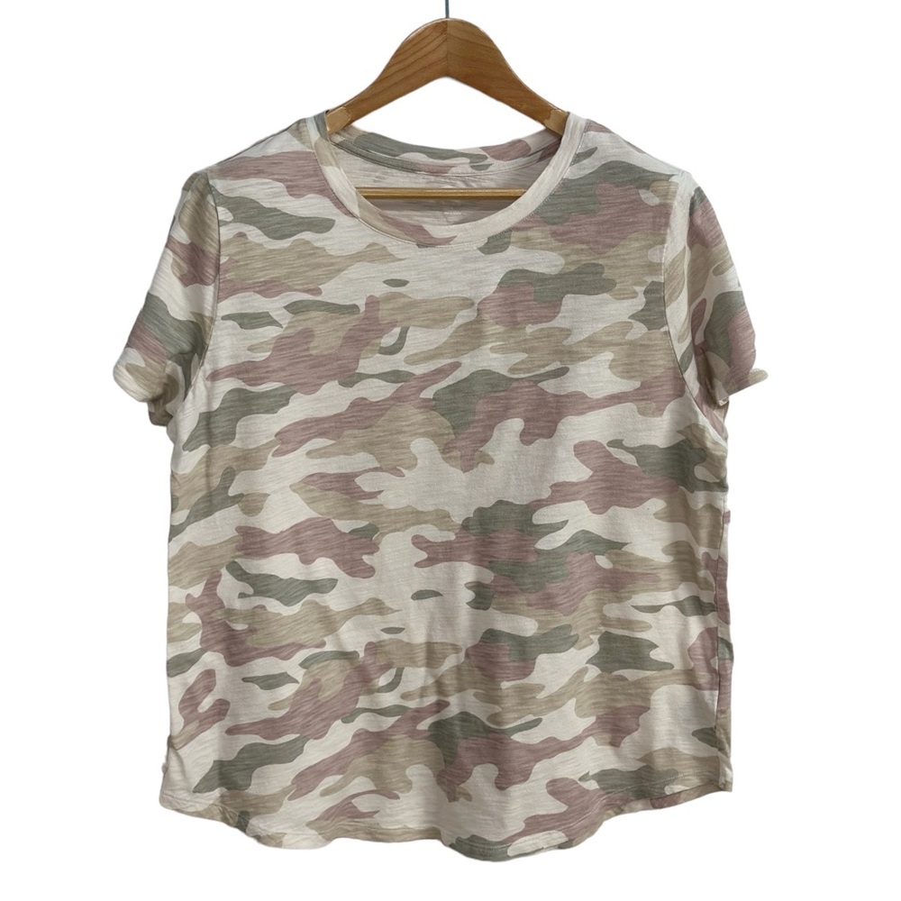 Camo T-Shirt Old Navy Light Pink Size L| Cute Shirt For Fall